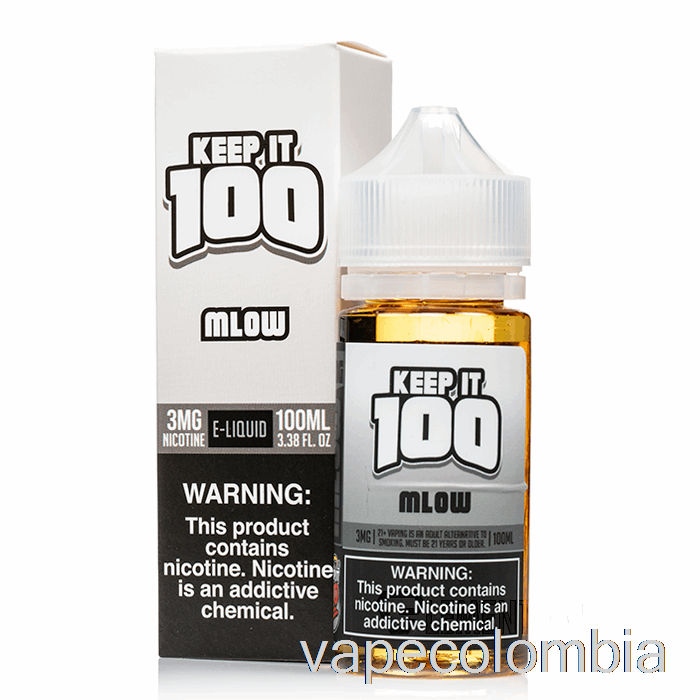 Vape Desechable Mlow - Keep It 100 E-líquido - 100ml 0mg